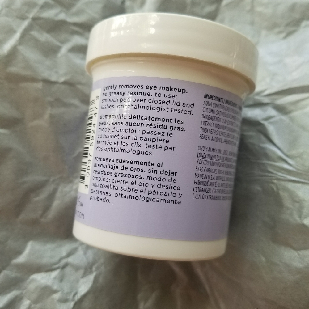 🍒 5/$20 new Almay Oil Free Makeup Removing Pads - Picture 7 of 7